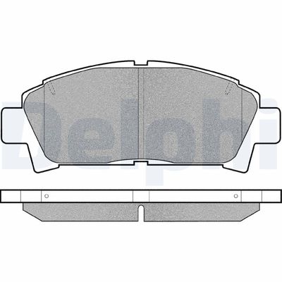Brake Pad Set, disc brake DELPHI LP940