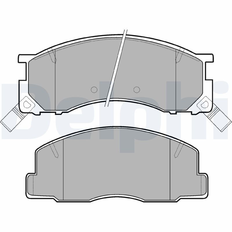 DELPHI LP941 Brake Pad Set, disc brake