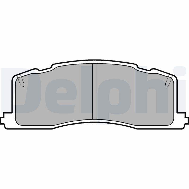 DELPHI LP943 Brake Pad Set, disc brake