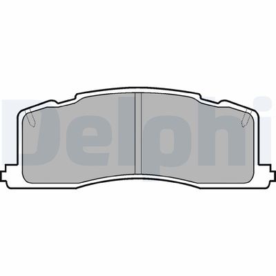 Brake Pad Set, disc brake DELPHI LP943