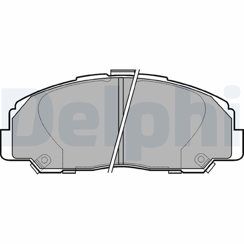 DELPHI LP944 Brake Pad Set, disc brake