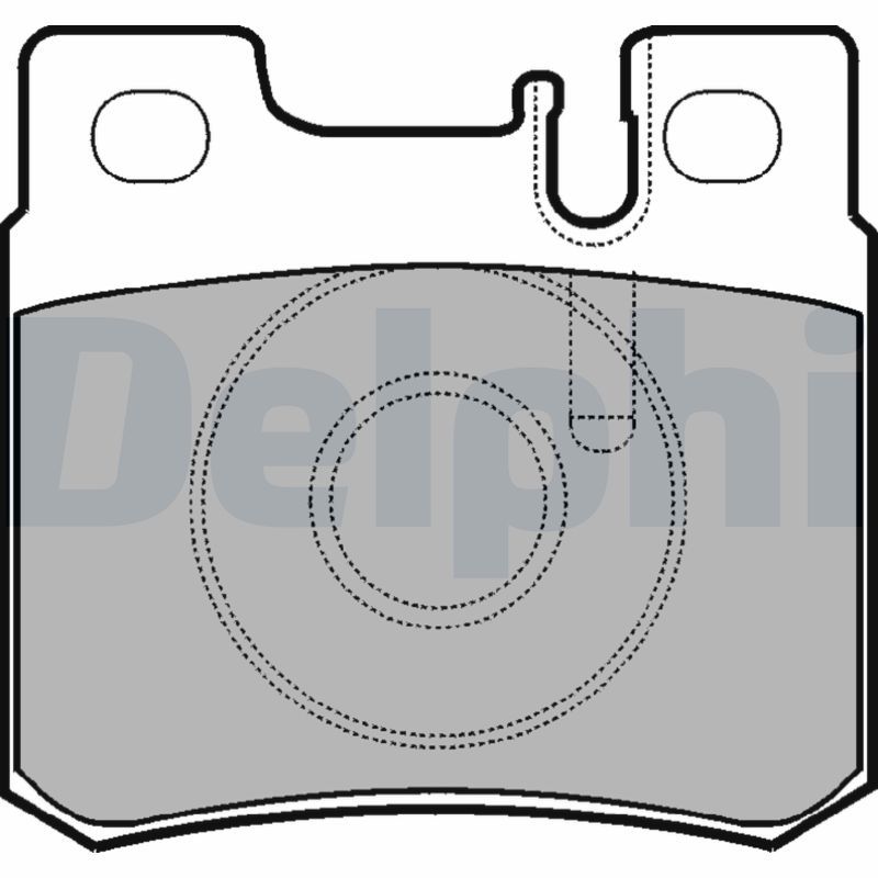 DELPHI LP946 Brake Pad Set, disc brake