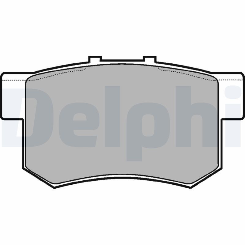 DELPHI LP948 Brake Pad Set, disc brake