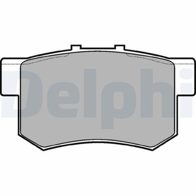 Brake Pad Set, disc brake DELPHI LP948