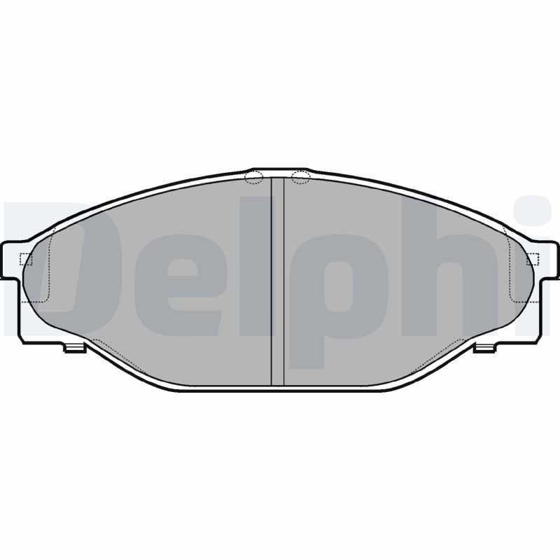 DELPHI LP950 Brake Pad Set, disc brake