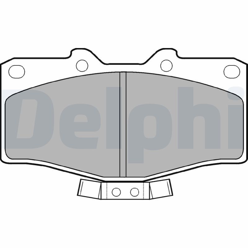 DELPHI LP951 Brake Pad Set, disc brake