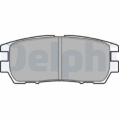 Brake Pad Set, disc brake DELPHI LP954