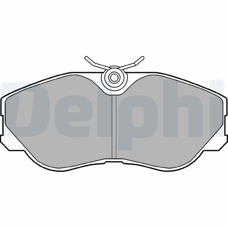 DELPHI LP956 Brake Pad Set, disc brake