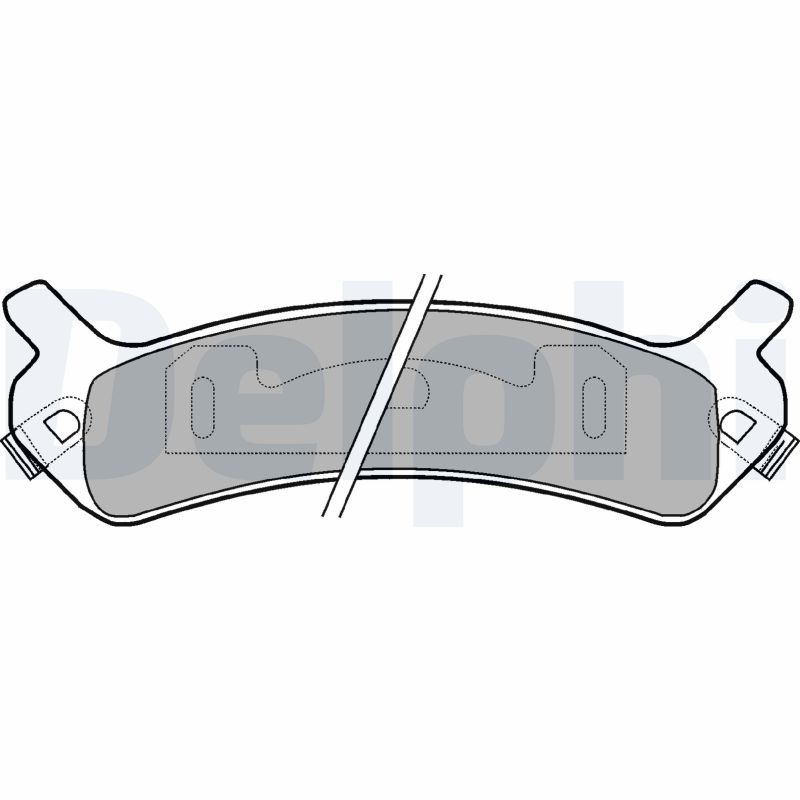 DELPHI LP959 Brake Pad Set, disc brake