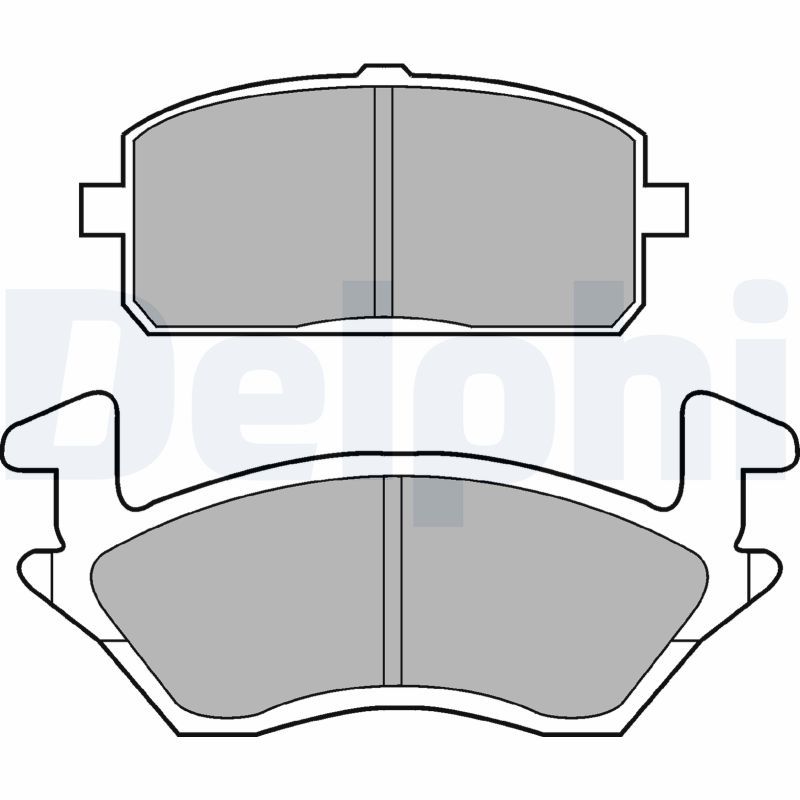 DELPHI LP960 Brake Pad Set, disc brake