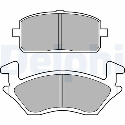 Brake Pad Set, disc brake DELPHI LP960