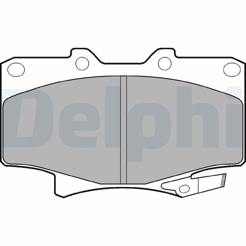DELPHI LP962 Brake Pad Set, disc brake