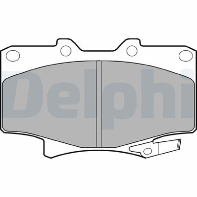 Brake Pad Set, disc brake DELPHI LP962