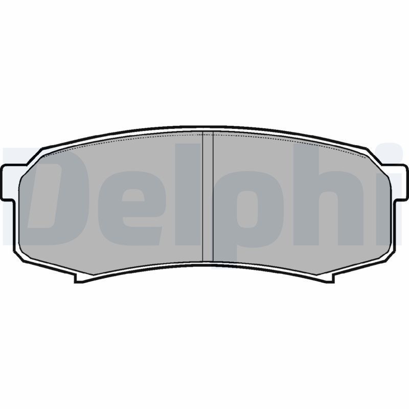 DELPHI LP963 Brake Pad Set, disc brake