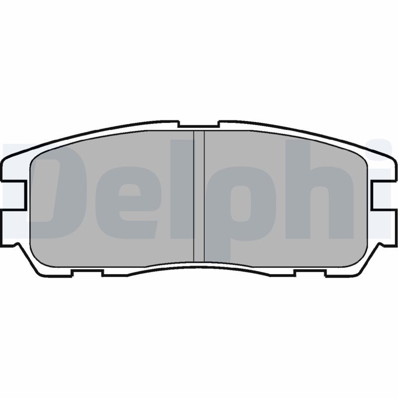 DELPHI LP965 Brake Pad Set, disc brake