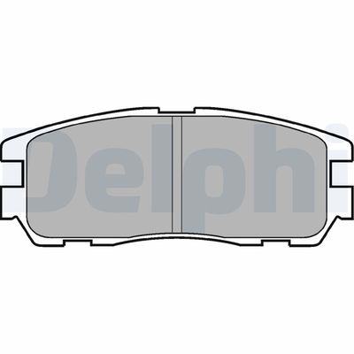 Brake Pad Set, disc brake DELPHI LP965