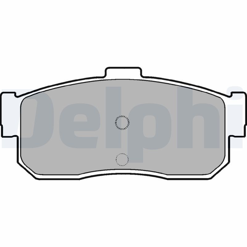 DELPHI LP971 Brake Pad Set, disc brake