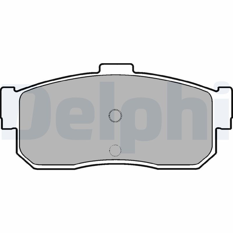DELPHI LP975 Brake Pad Set, disc brake