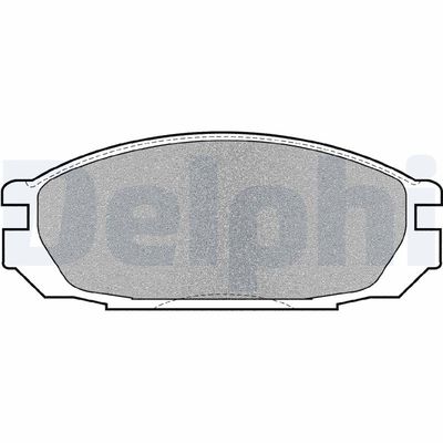 Brake Pad Set, disc brake DELPHI LP983