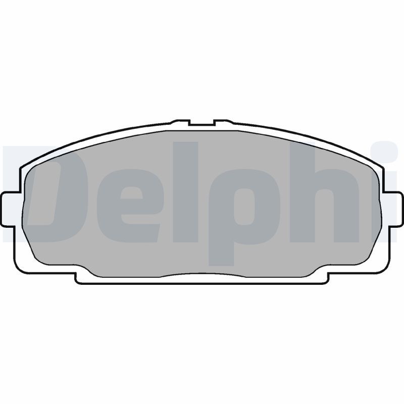 DELPHI LP989 Brake Pad Set, disc brake