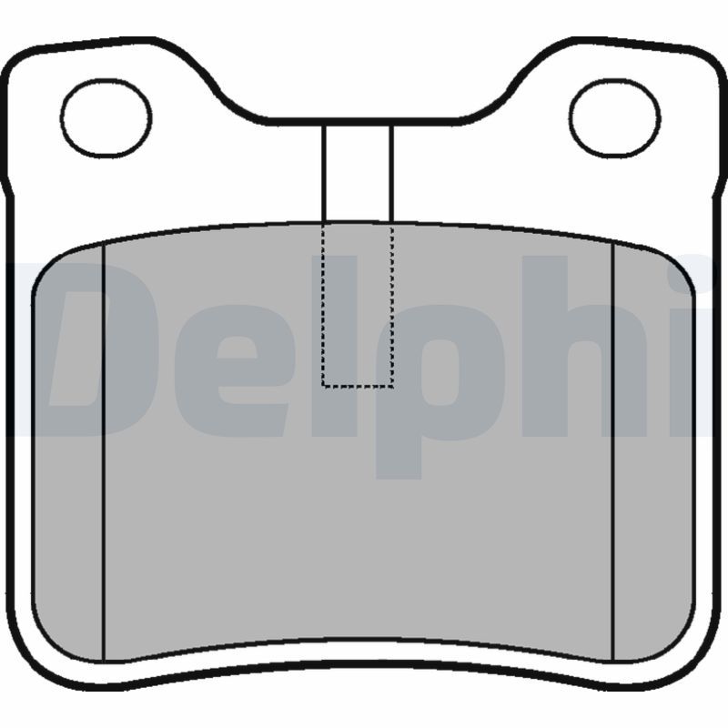 DELPHI LP991 Brake Pad Set, disc brake