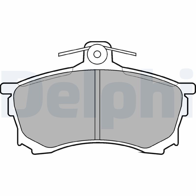 DELPHI LP992 Brake Pad Set, disc brake