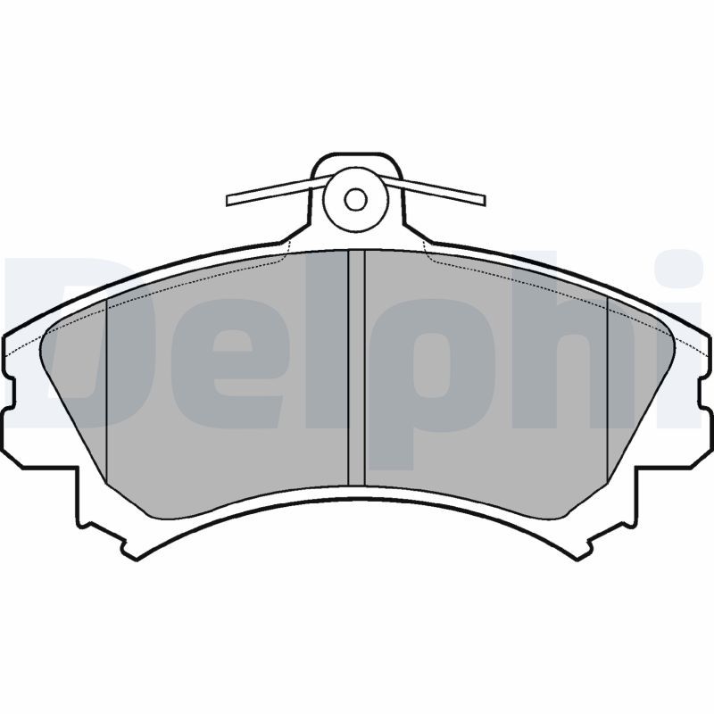 DELPHI LP993 Brake Pad Set, disc brake