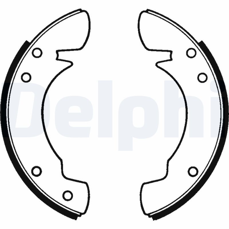 DELPHI LS1019 Brake Shoe Set