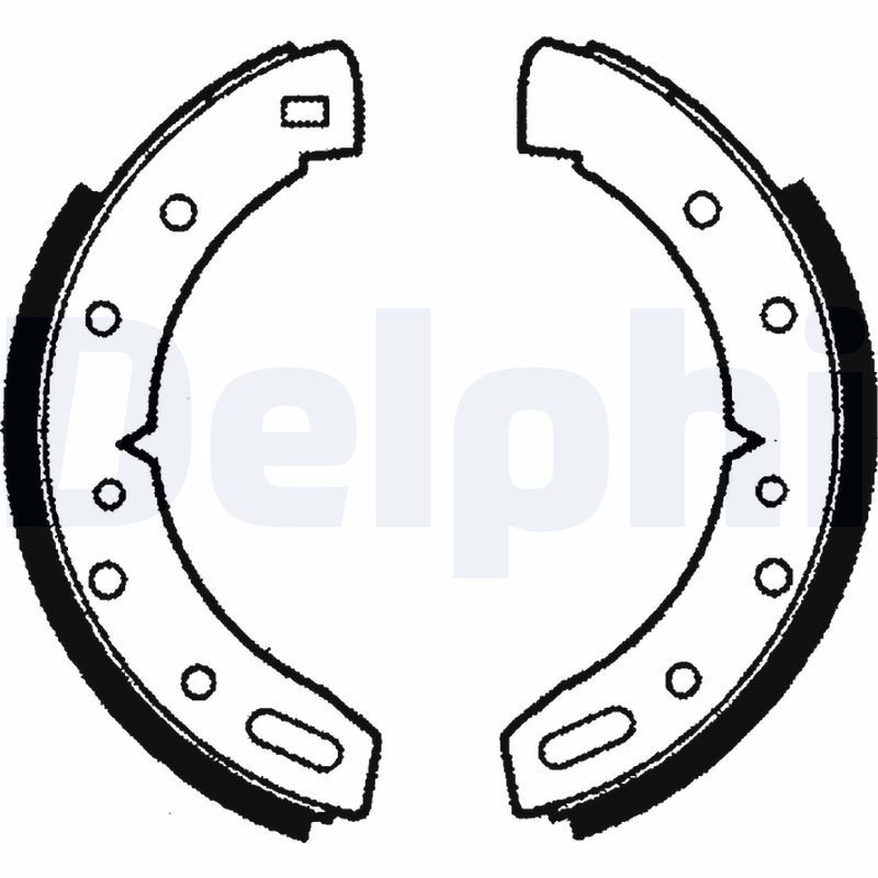 DELPHI LS1037 Brake Shoe Set