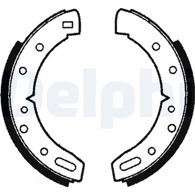 Brake Shoe Set DELPHI LS1037