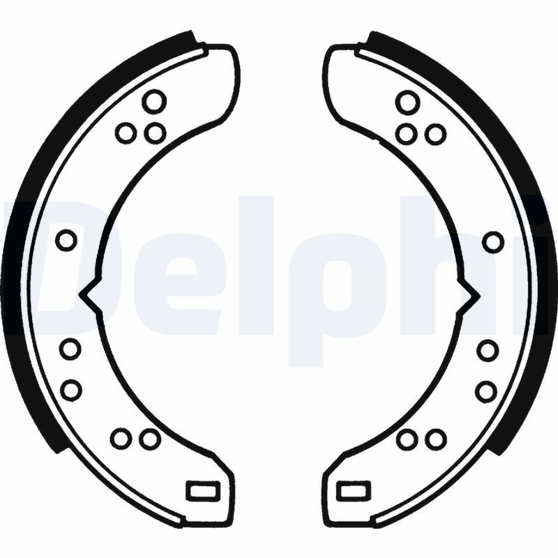 DELPHI LS1040 Brake Shoe Set