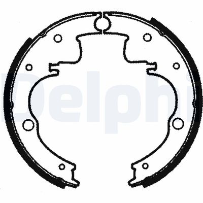 Brake Shoe Set DELPHI LS1073