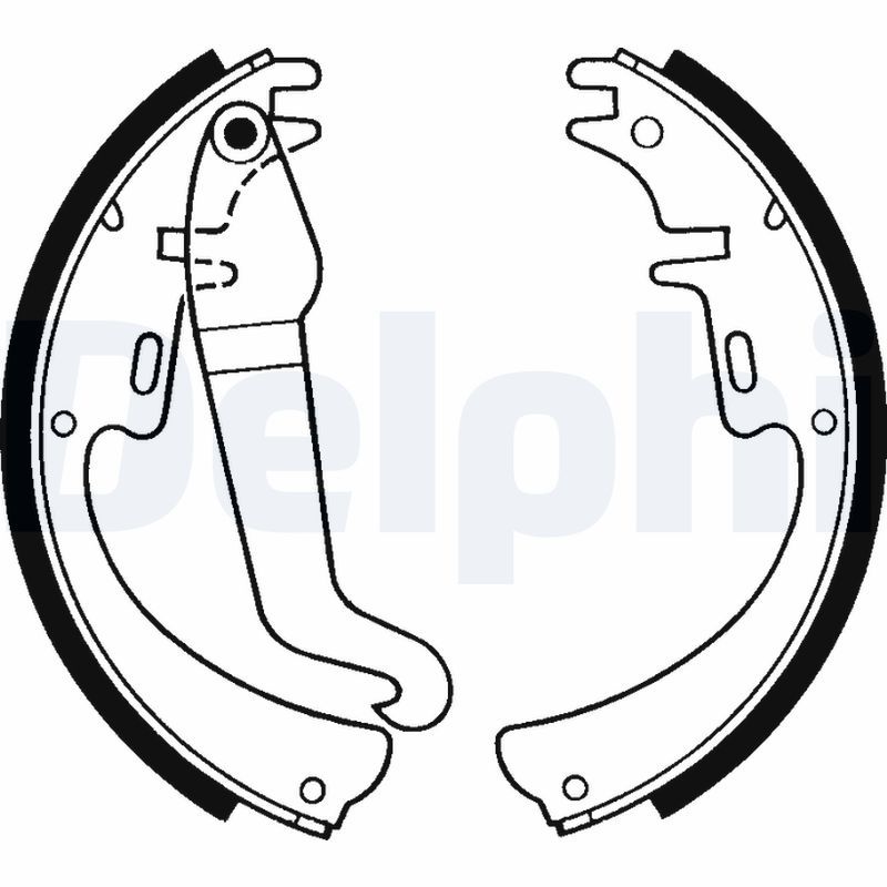 DELPHI LS1144 Brake Shoe Set