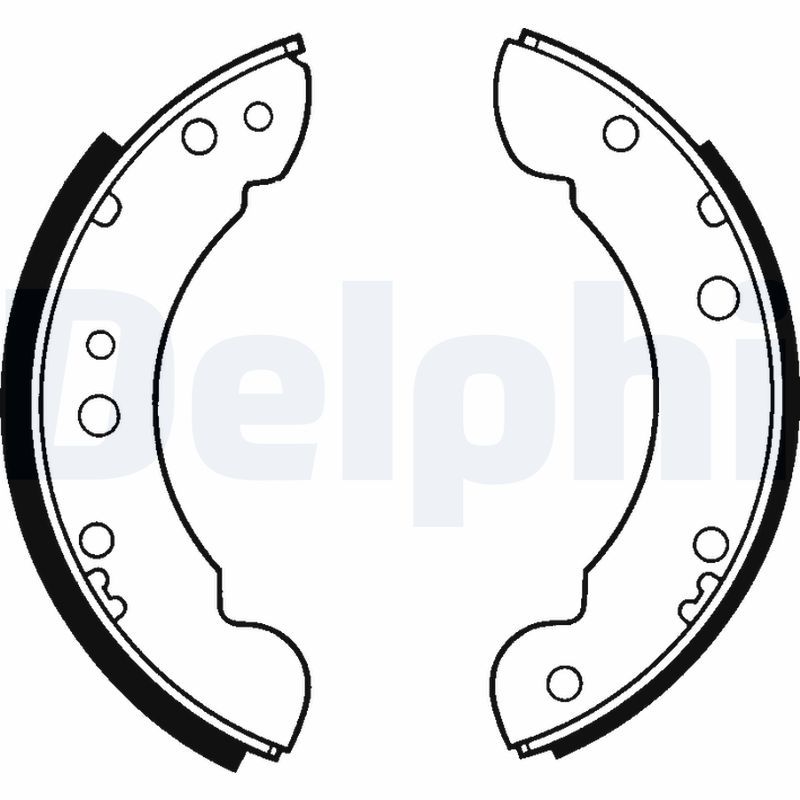 DELPHI LS1201 Brake Shoe Set