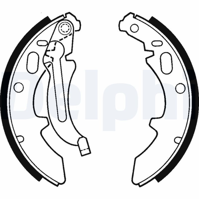DELPHI LS1222 Brake Shoe Set
