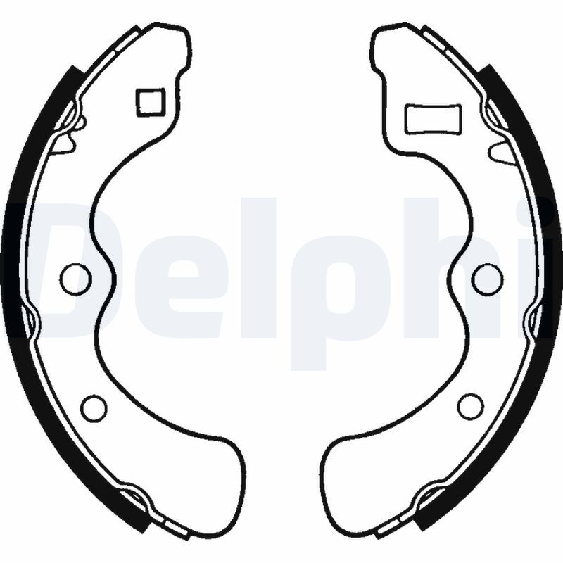 DELPHI LS1240 Brake Shoe Set