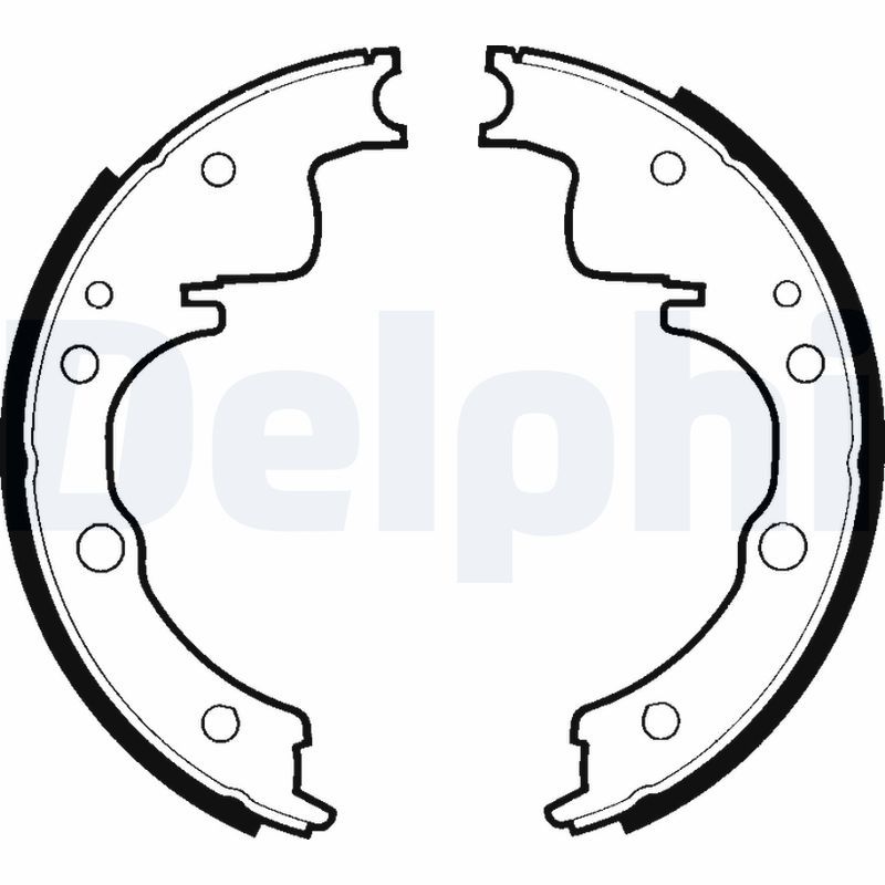 DELPHI LS1270 Brake Shoe Set