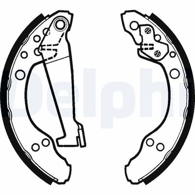 Brake Shoe Set DELPHI LS1277