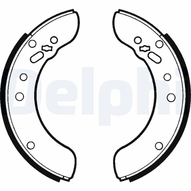 DELPHI LS1309 Brake Shoe Set
