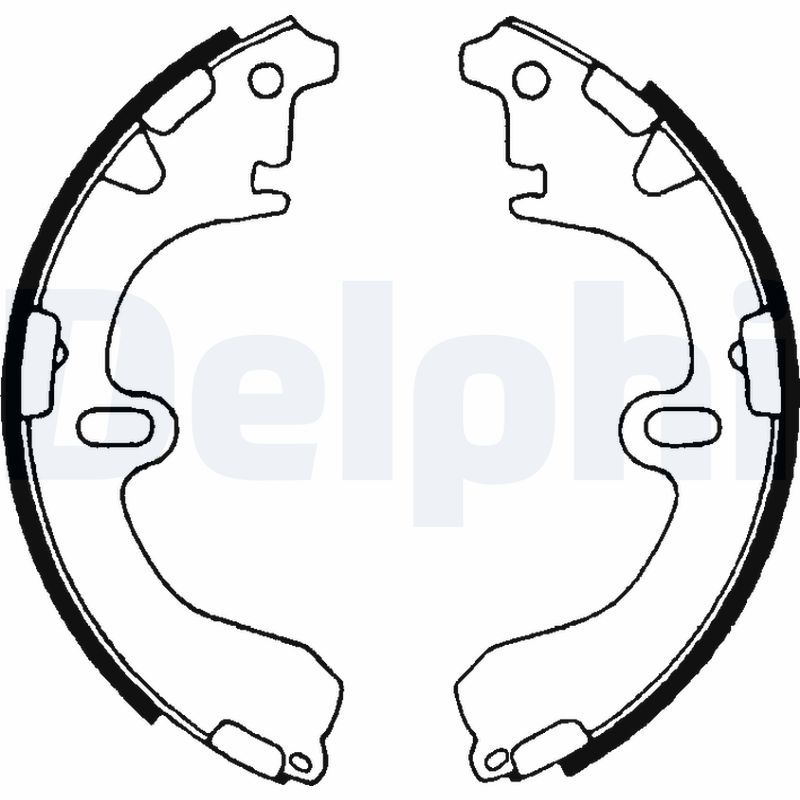 DELPHI LS1315 Brake Shoe Set