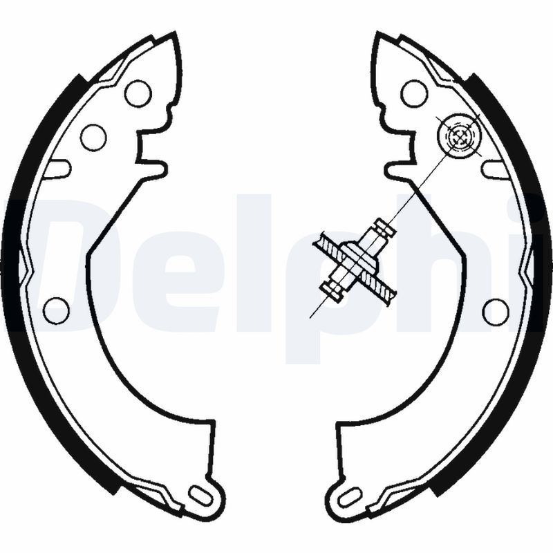 DELPHI LS1328 Brake Shoe Set