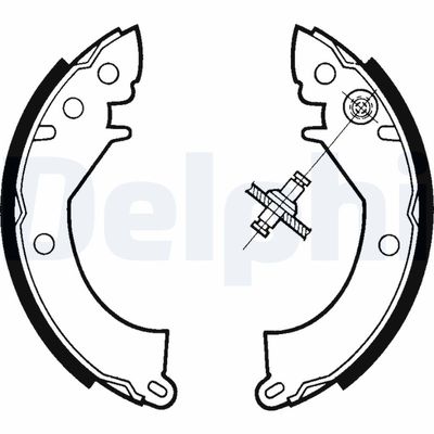 Brake Shoe Set DELPHI LS1328