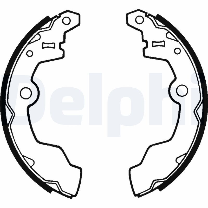 DELPHI LS1352 Brake Shoe Set