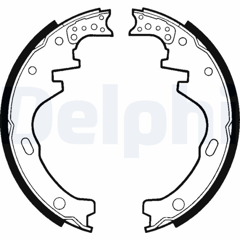 DELPHI LS1366 Brake Shoe Set