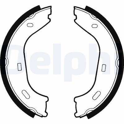 Brake Shoe Set, parking brake DELPHI LS1372