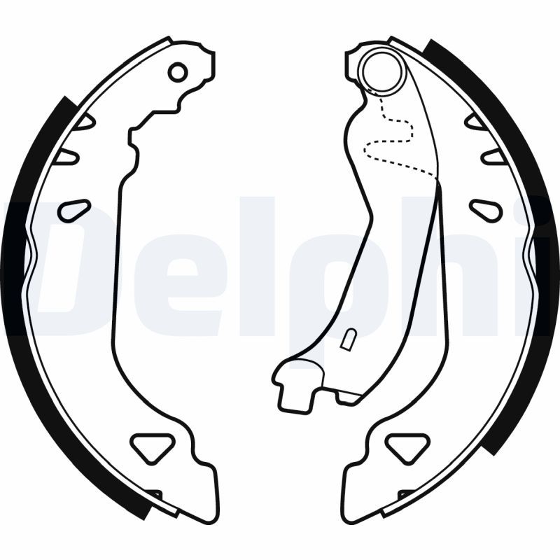 DELPHI LS1378 Brake Shoe Set