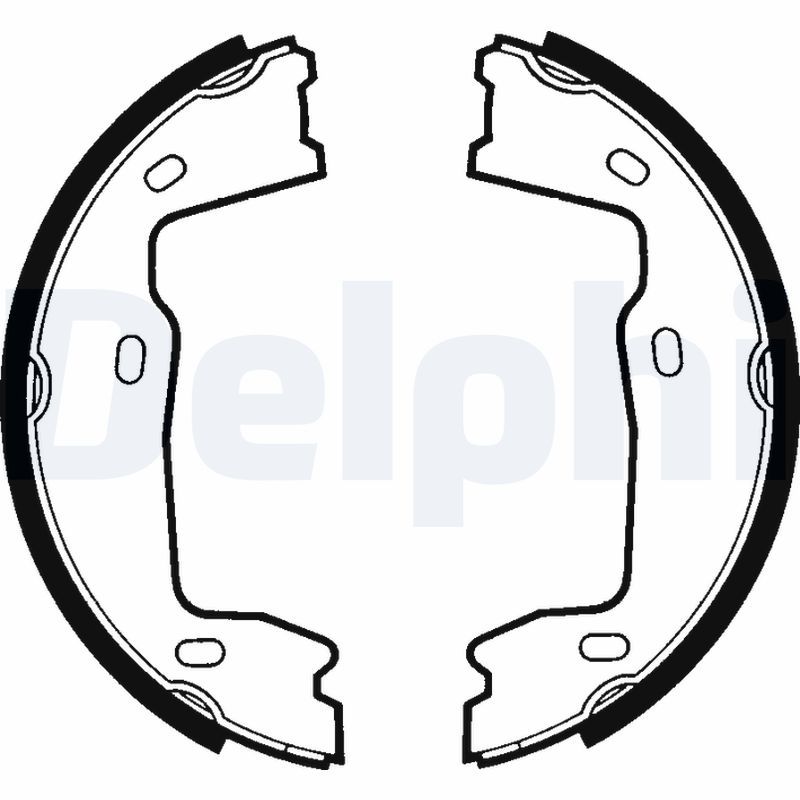 DELPHI LS1381 Brake Shoe Set