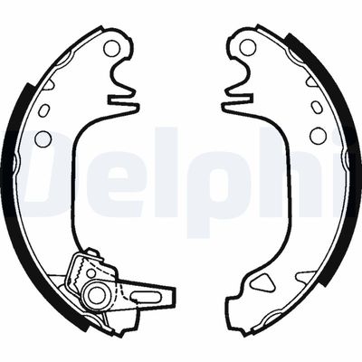 Brake Shoe Set DELPHI LS1382