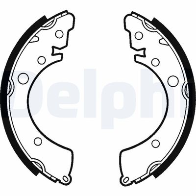 Brake Shoe Set DELPHI LS1417