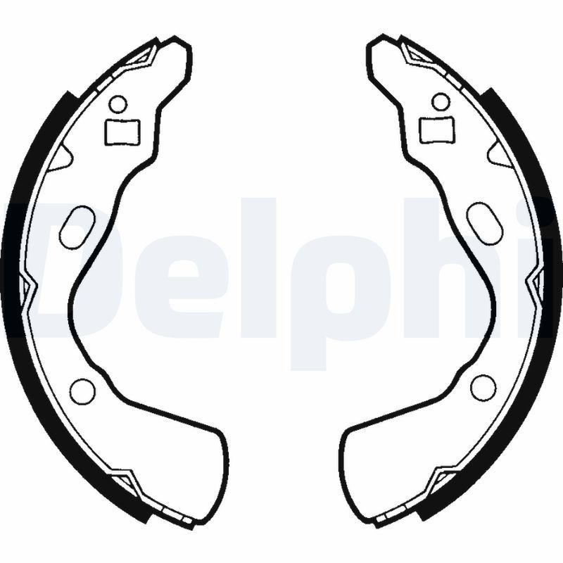 DELPHI LS1437 Brake Shoe Set